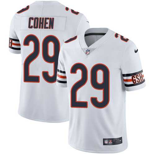 Nike Men & Women & Youth Bears 29 Tarik Cohen White NFL Vapor Untouchable Player Limited Jersey,We sell and wholesale Nike Men & Women & Youth Bears 29 Tarik Cohen White NFL Vapor Untouchable Player Limited Jersey on line form chian!
